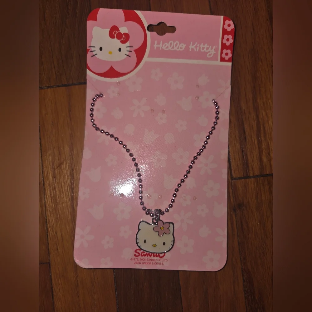 Sanrio Hello Kitty Pink Beaded Necklace